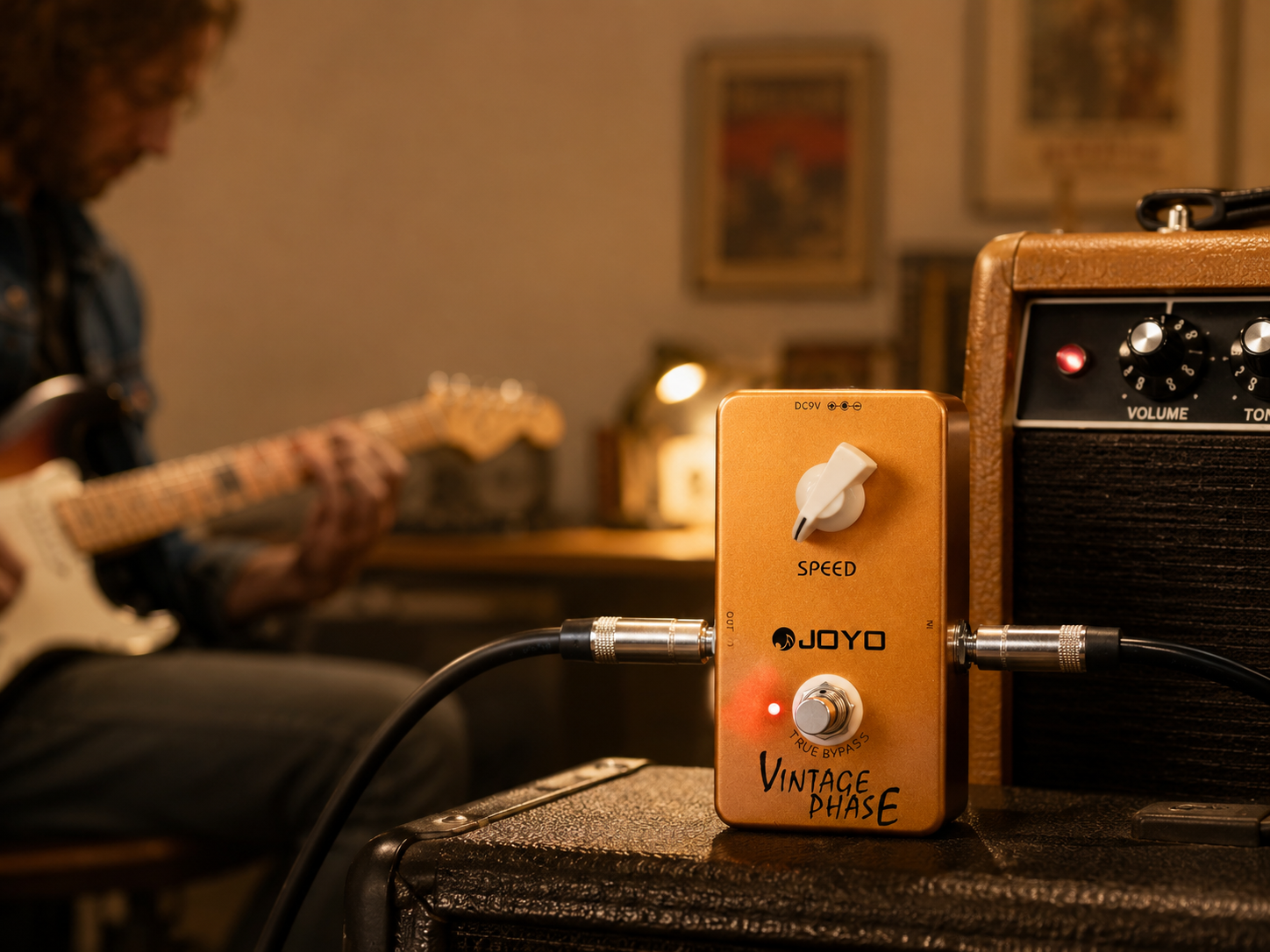 Amazon.com: JOYO Vintage Phase Guitar Pedal, Analog 70's Classic