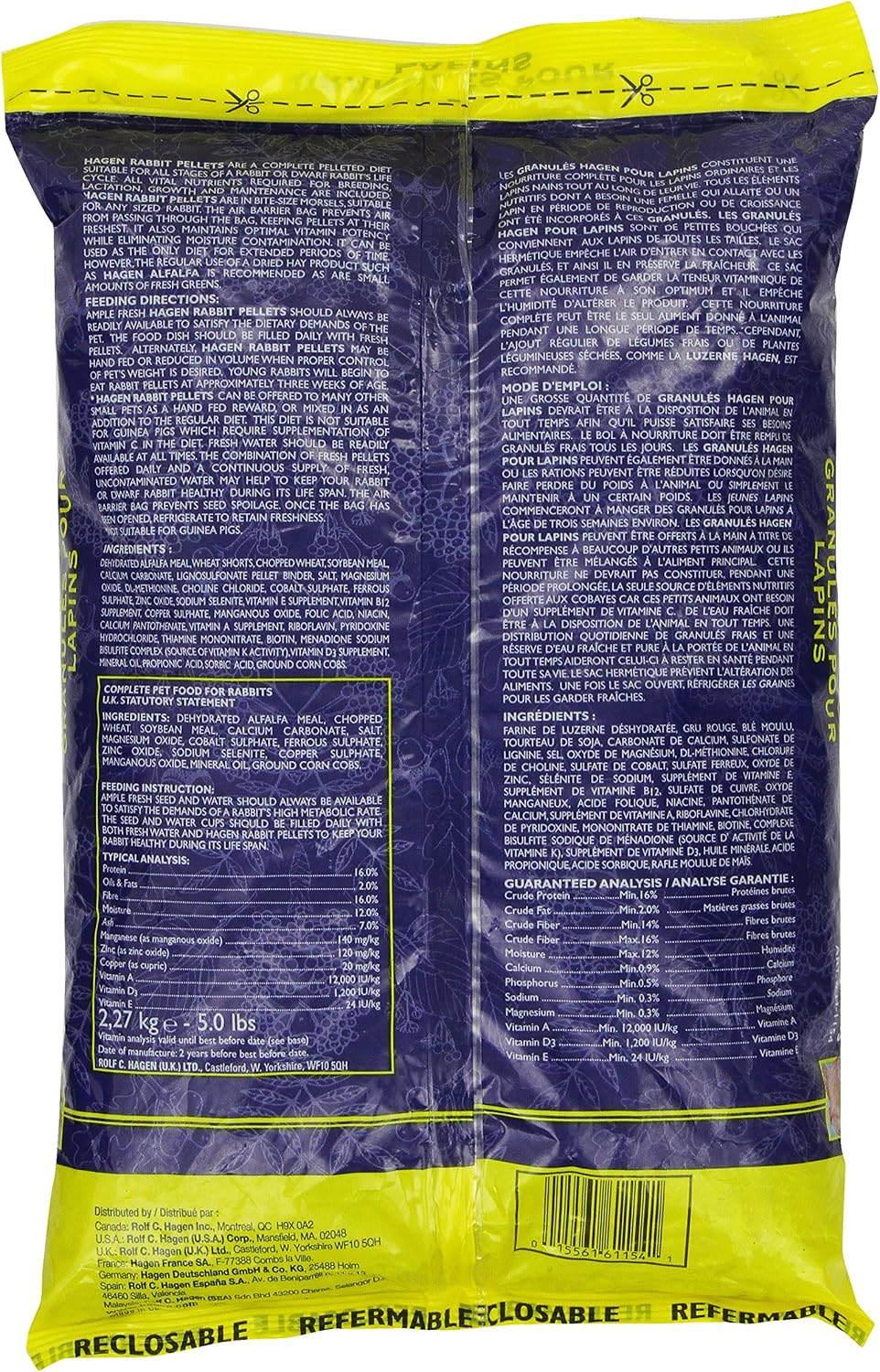 Rabbit Pellets, 5-Pound