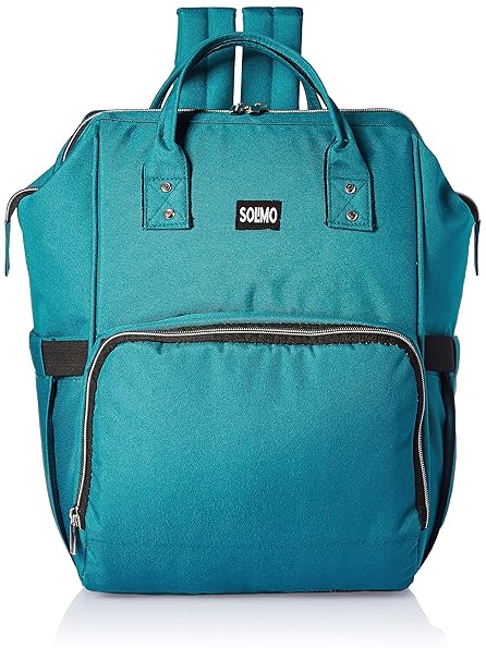 Amazon Brand - Solimo Diaper Backpack, Teal