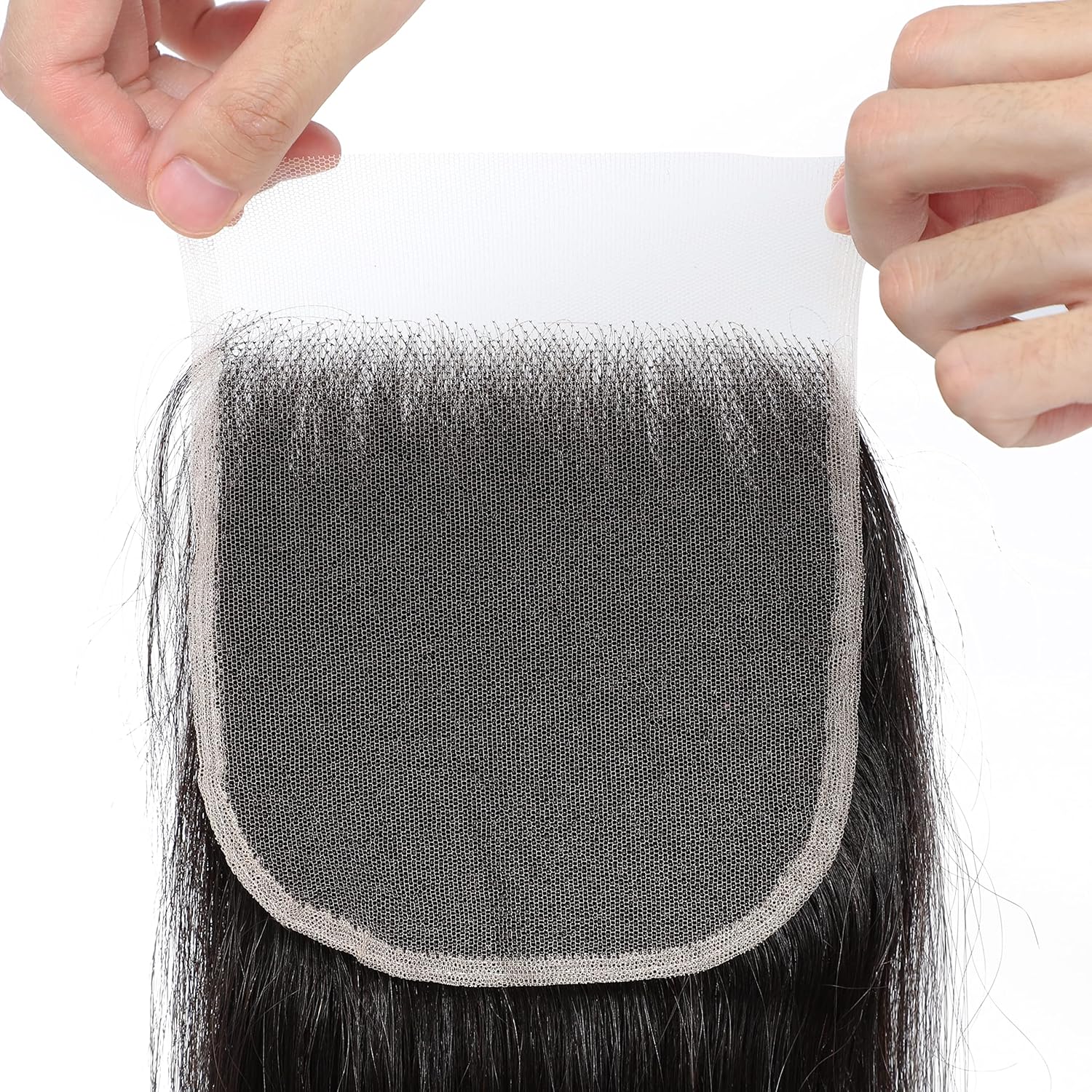 5x5 HD Lace closure 15A Straight Lace Closure Ultra-Thin and Ultra-Clear HD Lace Closure with Raw Indian Hair Bundles 14 Inch 'Boutique's Quality-Half The Price'