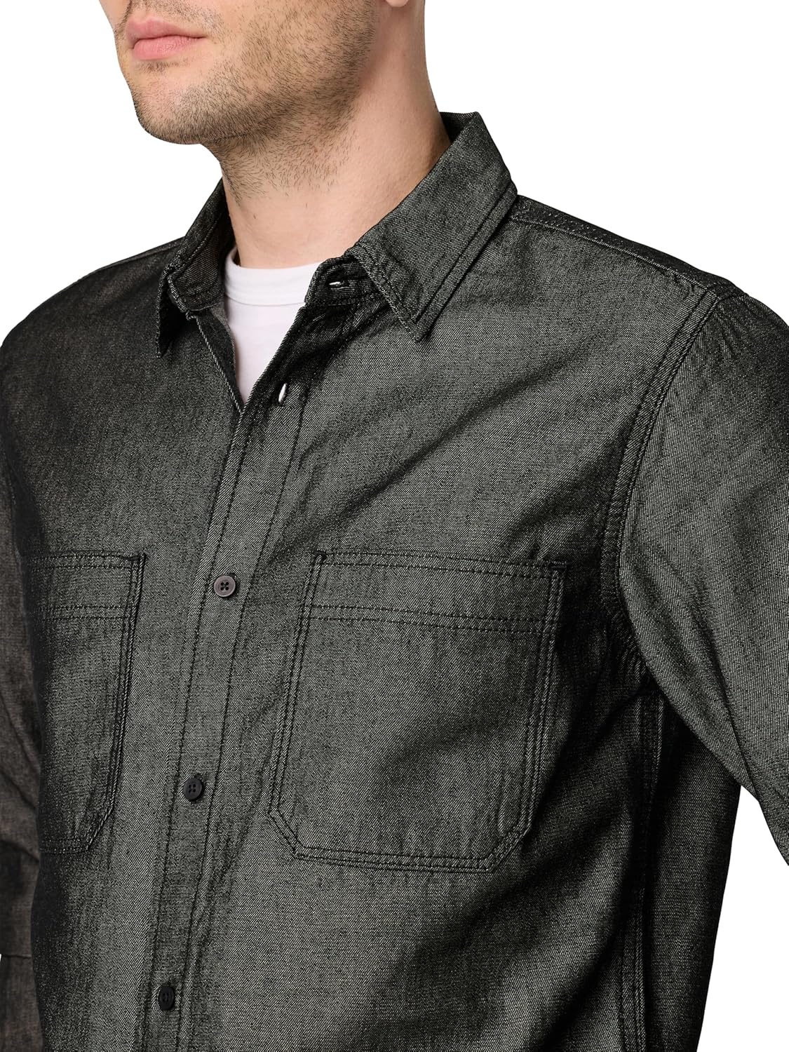 Joe's Jeans Mens Button Down Long Sleeve Shirt - Image 4