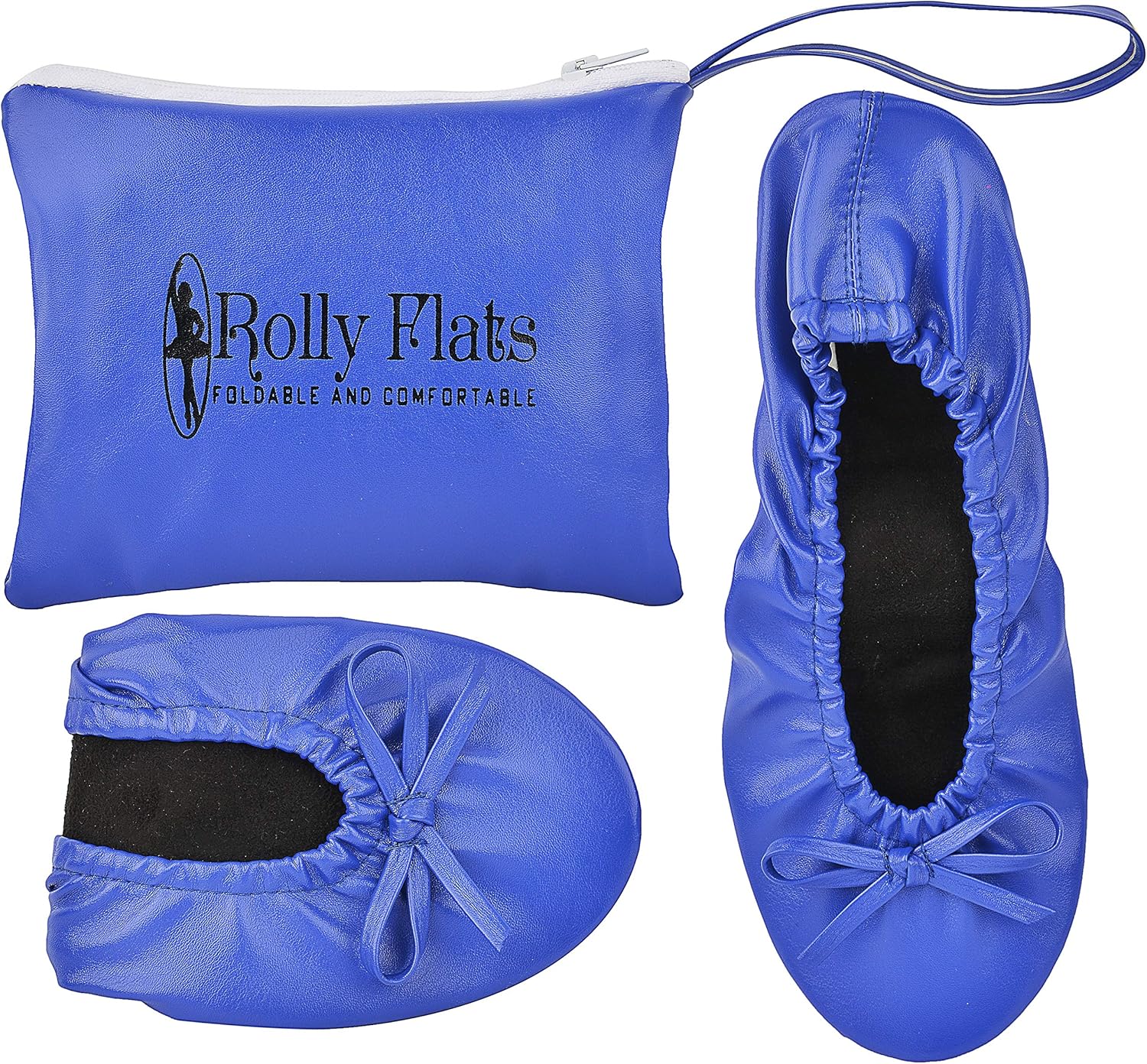 Women's Foldable Flats – Portable Ballet Slippers Shoes for Travel, Wedding – Fits in Purse - Image 3