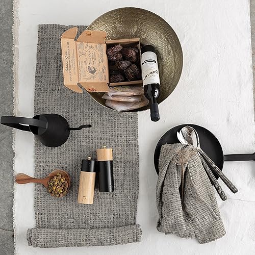 Miniatura 2 de Bloomingville Molinillos de sal y pimienta Sakt de goma de dos tonos, negro