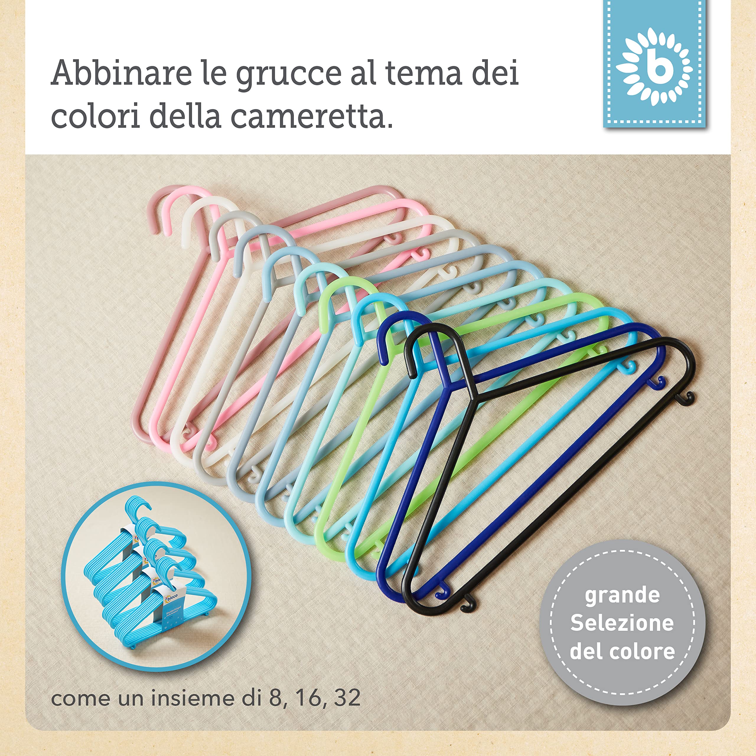 40 Grucce Bambini In Plastica Rosa - Appendiabiti Antiscivolo Con 3 Cinghie - Per Neonati E Bambini 0-4 Anni - Foto 2