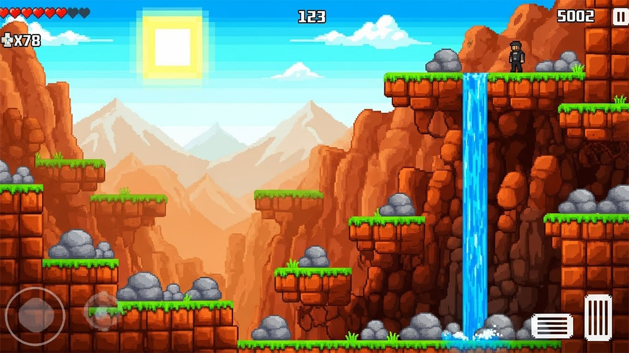 Pixel Adventure Endless Runner Game - Run Jump and Collect Fruits - App ...
