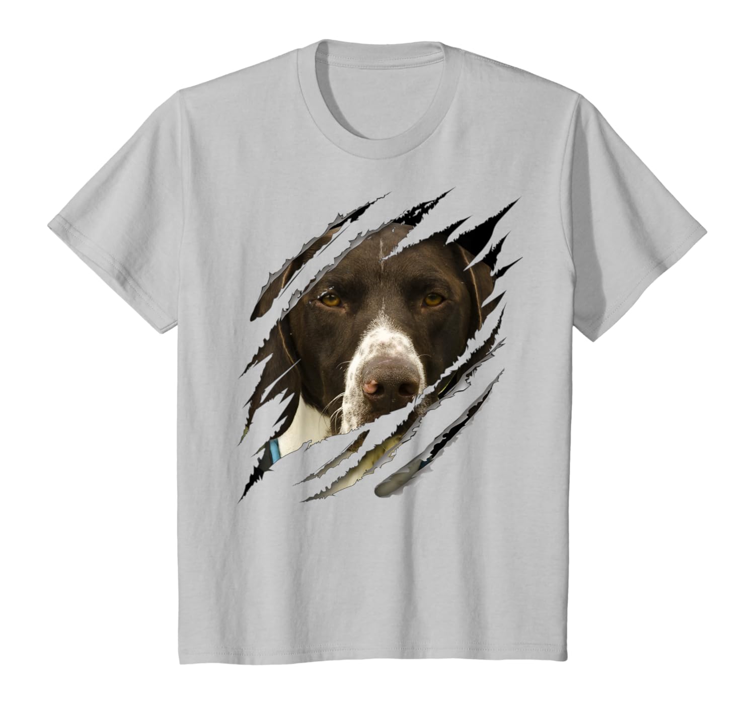 Amazon Com German Shorthaired Pointer Shirt Gsp Face Inside T