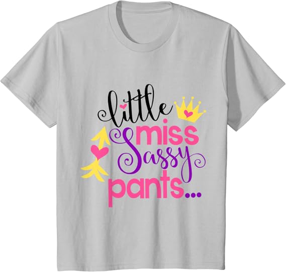 Little miss sassy pants t shirt Clearance