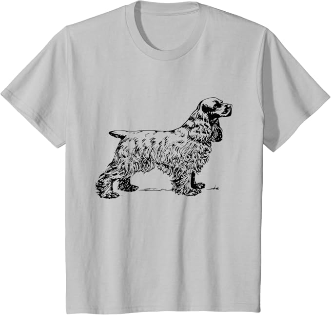 Cocker spaniel t shirts uk Clearance