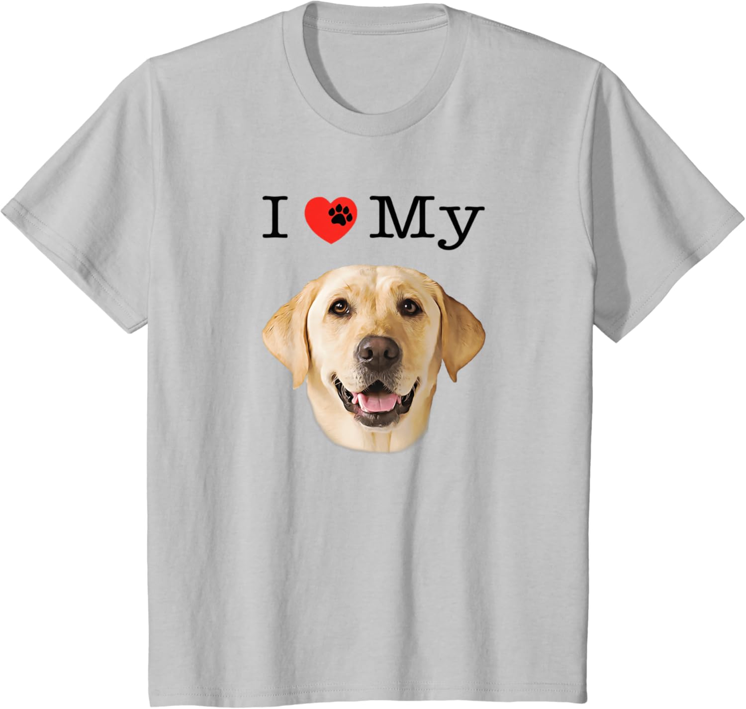 I love my labrador t shirt Clearance