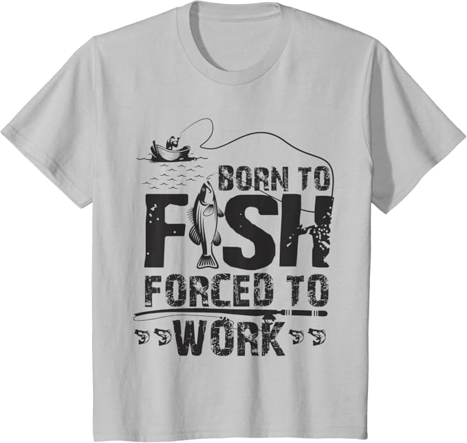 Born to fish t shirt Clearance