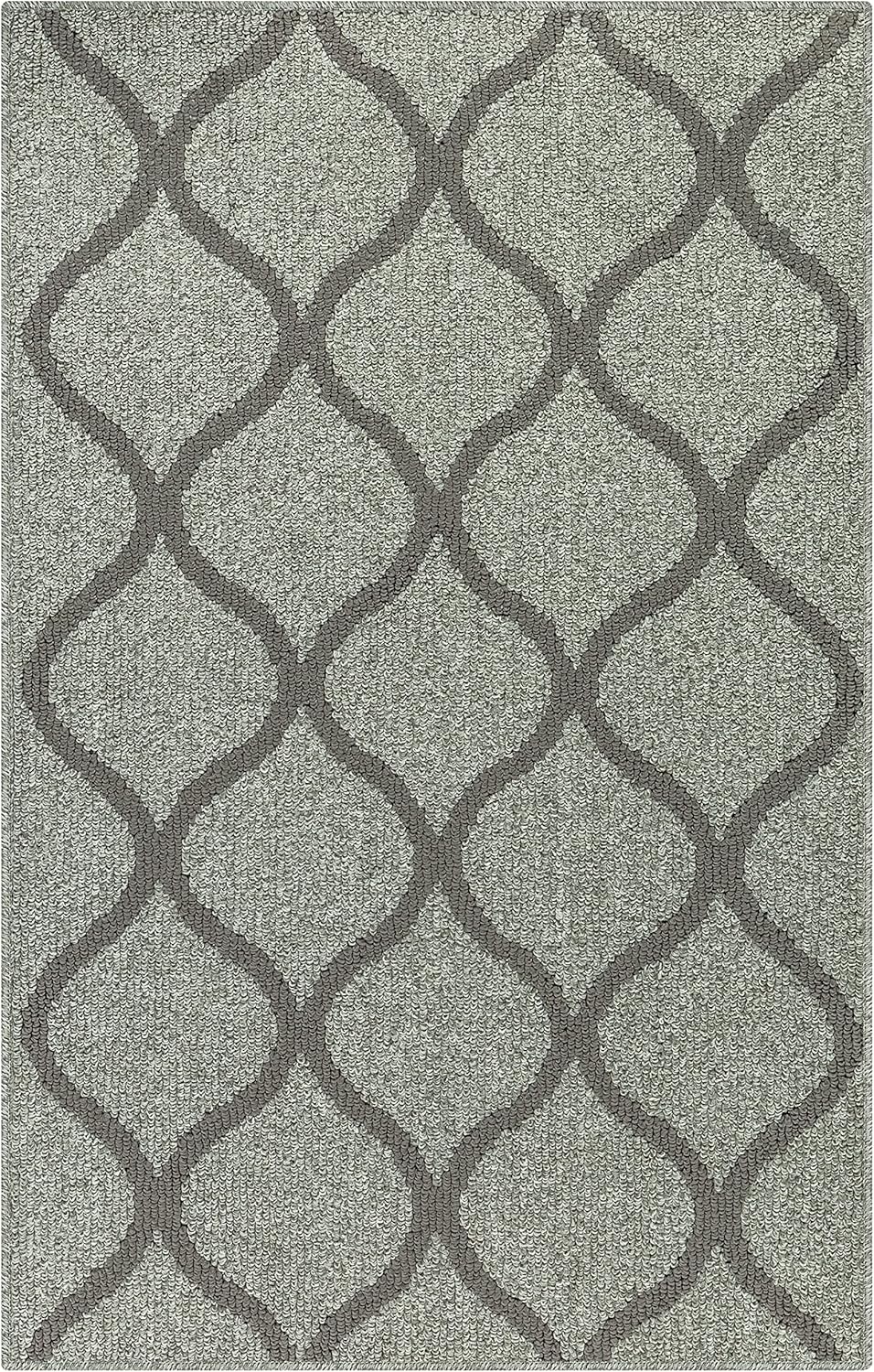 Maples Rugs Rebecca Contemporary Kitchen Rugs Non Skid Accent Area Carpet [Made in