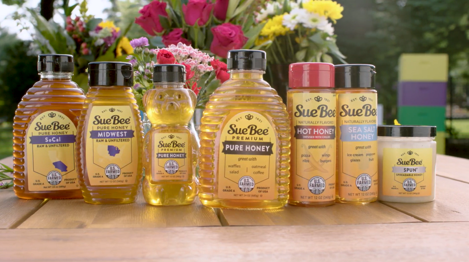 Amazon.com : Sue Bee Pure Premium Honey, Pure Honey, Product of