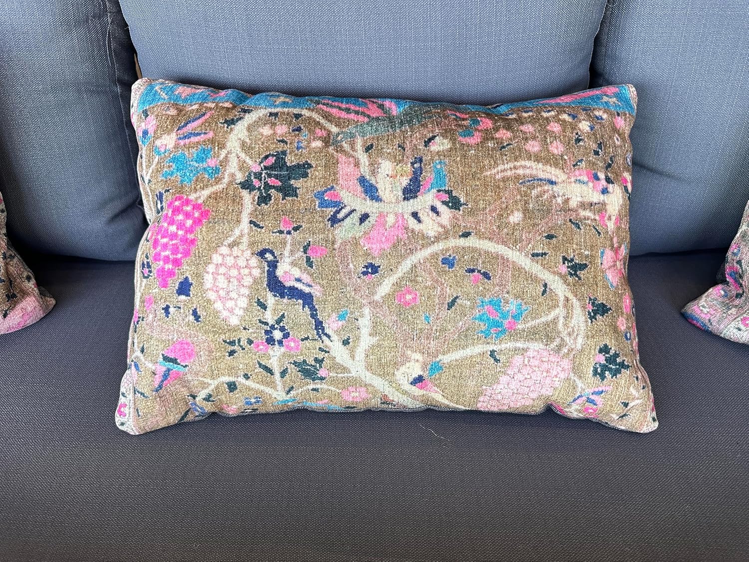Animal Print Rug Pillow Cover All Kinds Set, Beige Brown Decorative Kilim Pillow Cover 16x24, Boho Throw Pillow Cover 16x24, Handmade Ethnic Cushion Cover (Set of 3 Style,1,2,3)