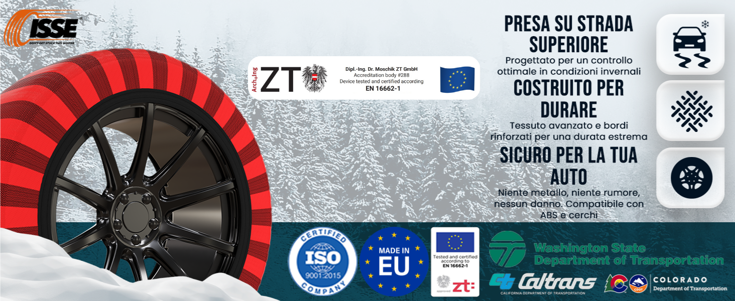 Calze Da Neve Omologate GoSoft Urban | K2 Centro Catene Da Neve König