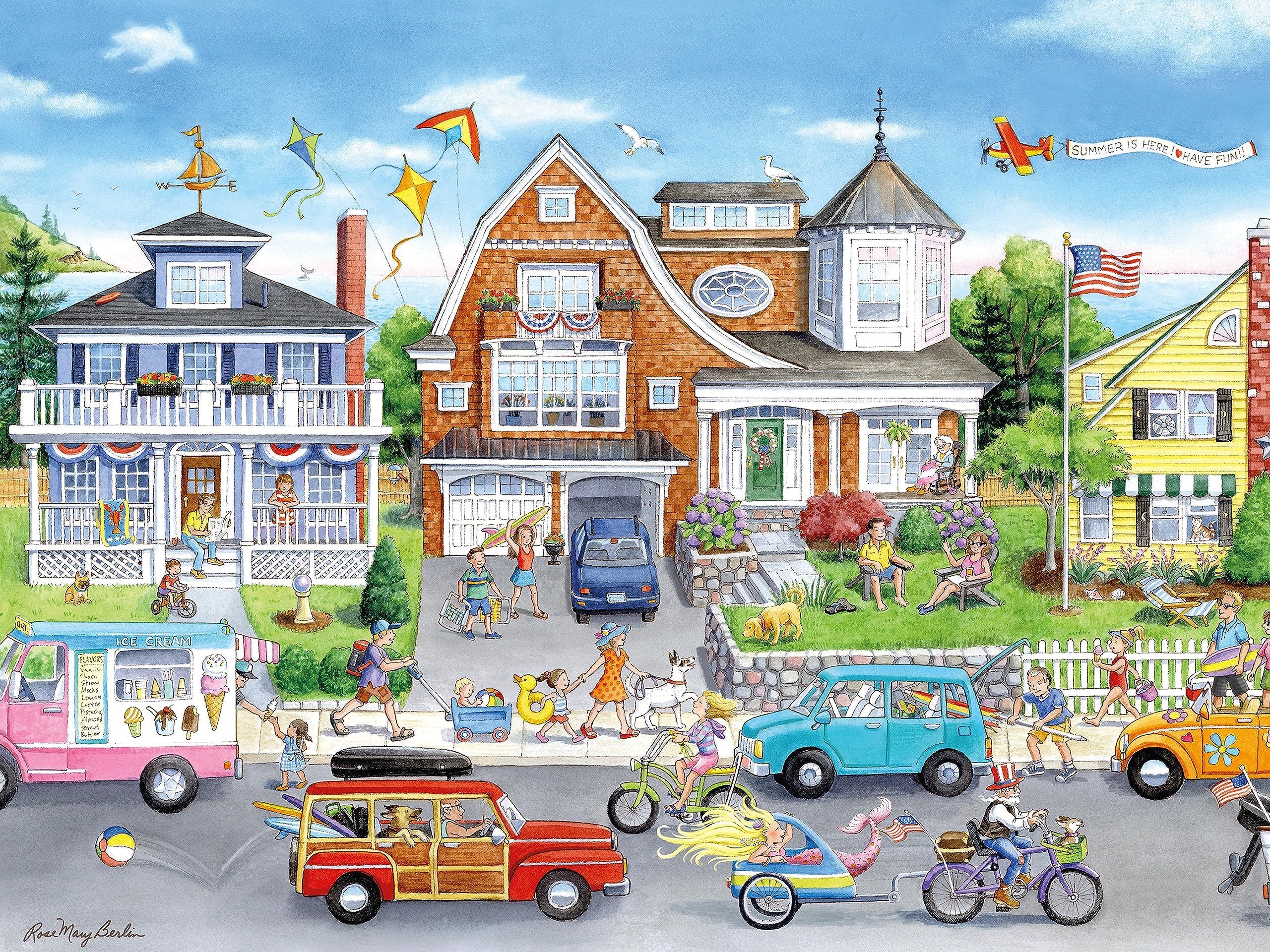 CeacoSummer by The Beach - 300 Piece Jigsaw Puzzle