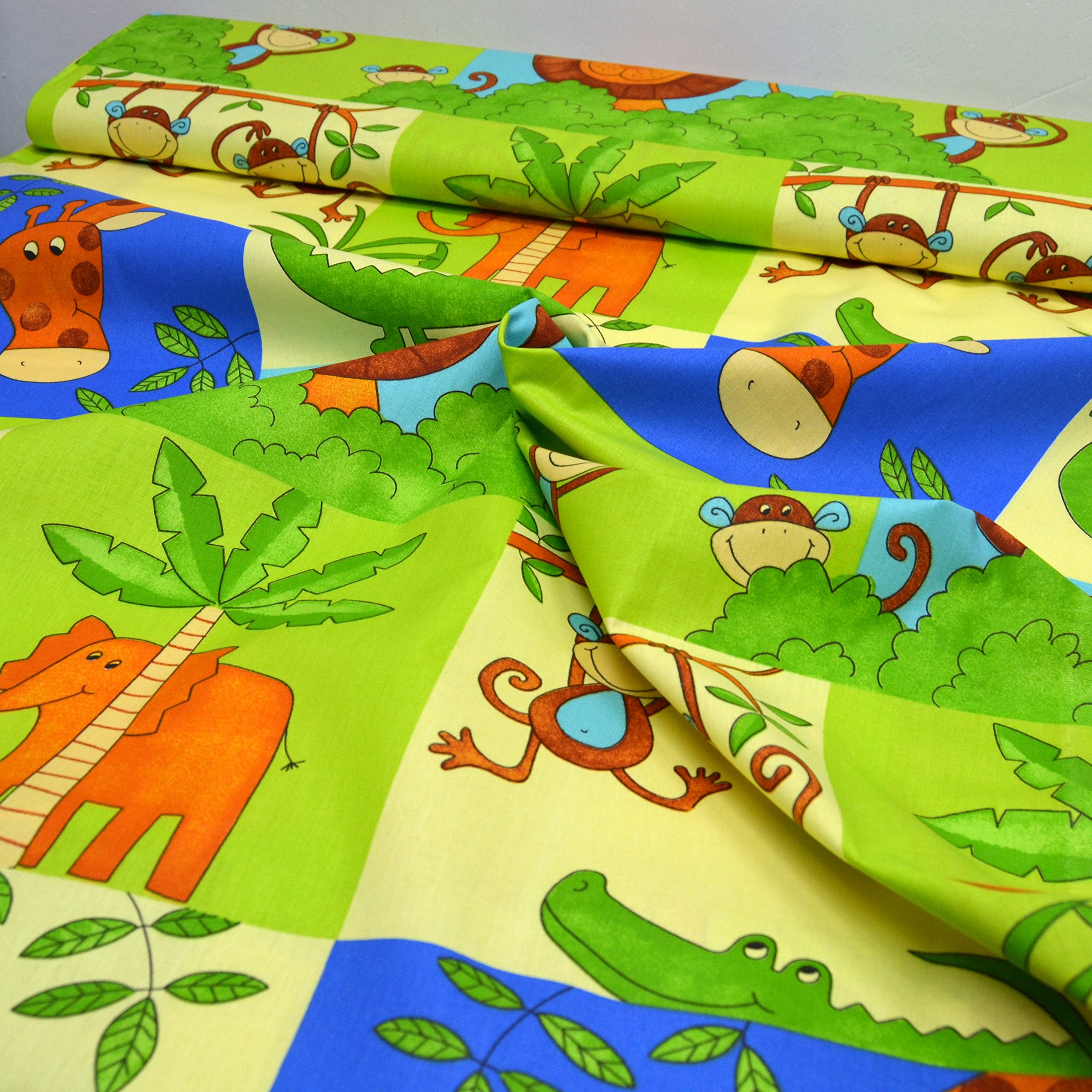 Tissu En Coton Motif « Oskar », Tissu Culte Pour Les Enfants