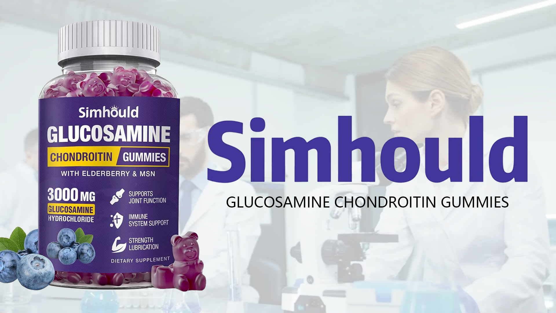 Amazon.com: Simhould 2 Packs Glucosamine Chondroitin Gummies