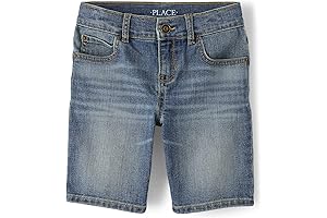 Boys Size 16 Stretch Denim Shorts: Comfortable, Durable Denim Essential