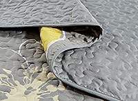 Vista 3 de Juego de edredón Home Collection con estampado de flores, tamaño grande