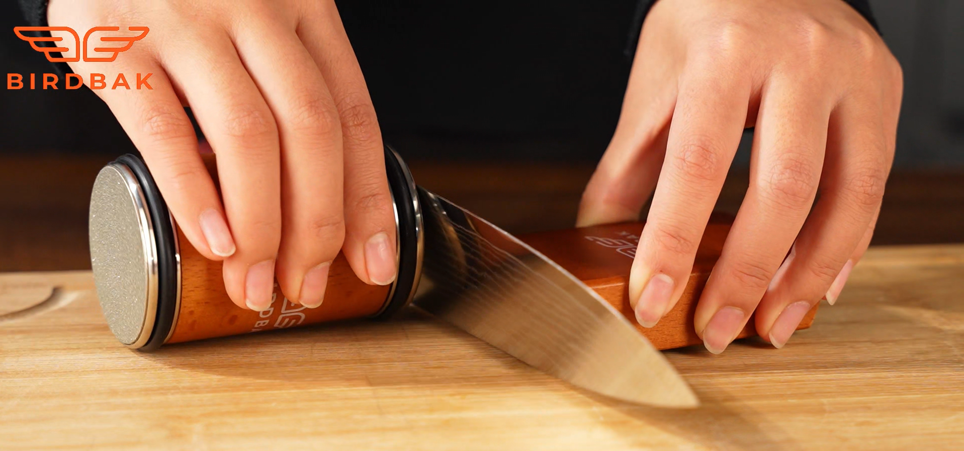 Amazon.com: BIRDBAK Rolling Knife Sharpener Kit with Diamond