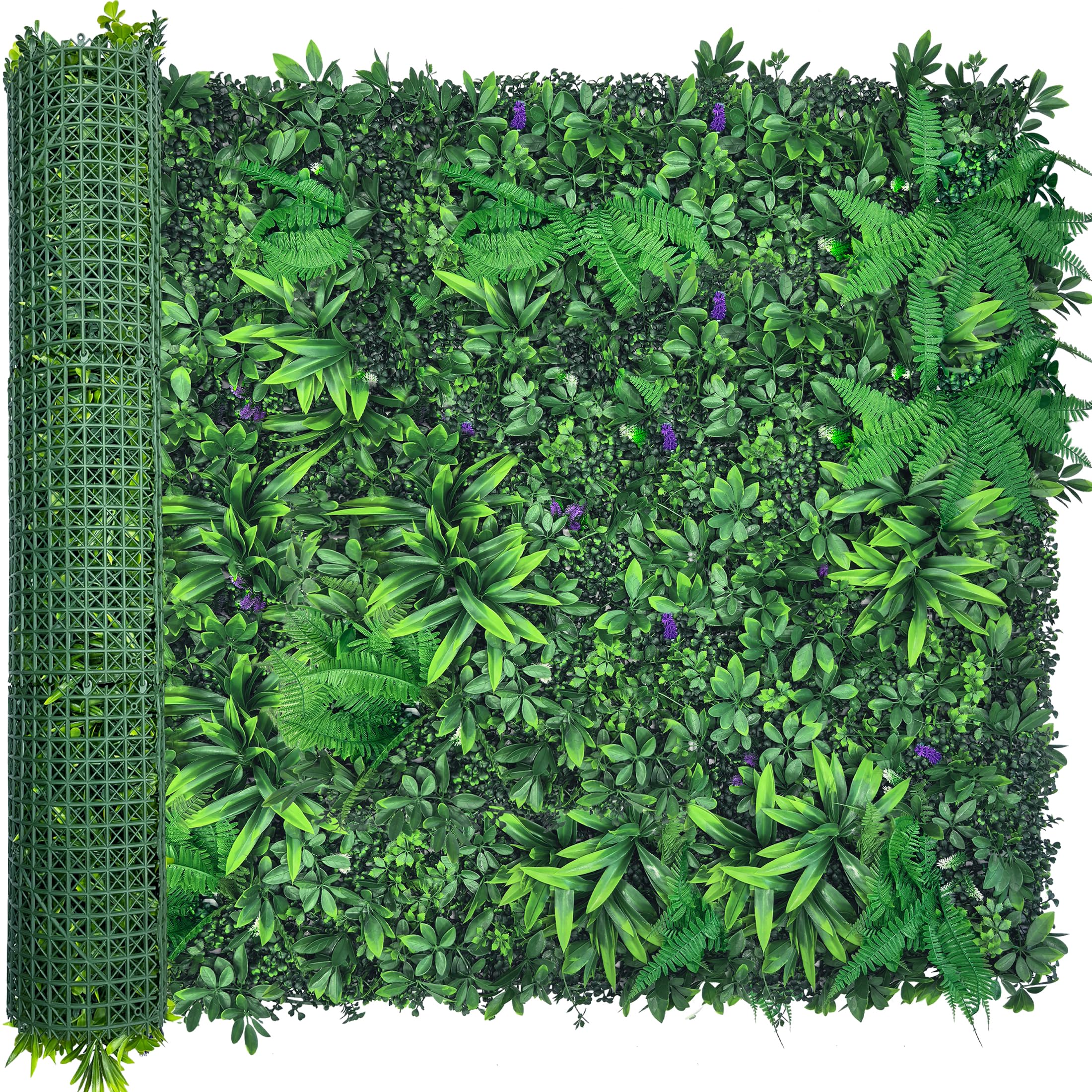 Photo 1 of ODTORY Artificial Greenery Wall, 50'' x 120''(42 SQFT) Fake Plant Roll