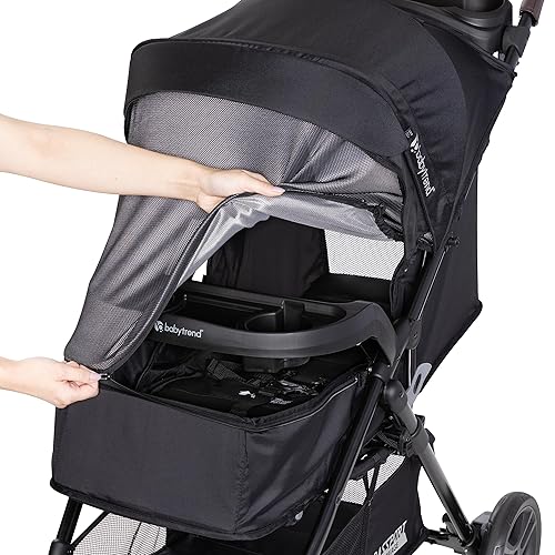 Miniatura 6 de Baby Trend Passport Carriage Travel System DLX (con Ez-Lift Plus), Uptown Black