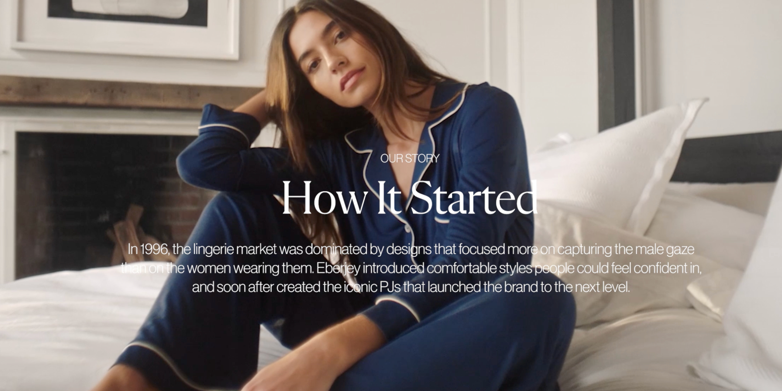 Eberjey Women's Pointelle Pants Faded Denim Small at Amazon