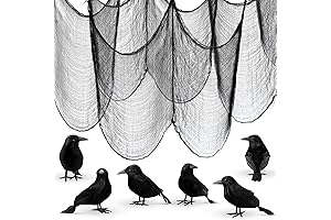 KatchOn Halloween Creepy Cloth and Crows