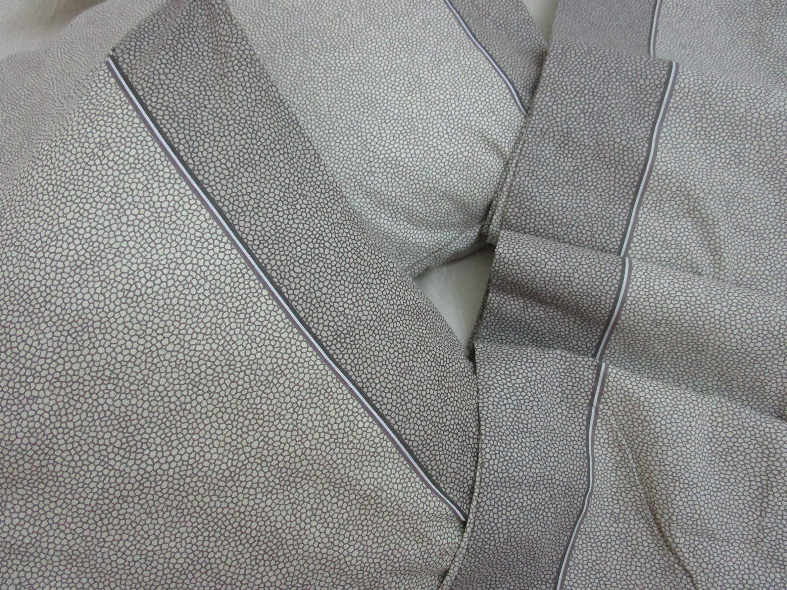 Completo Letto Matrimoniale Disegno MACULATO 100% Cotone Colori:Grigio-Marrone!!! (MARRONE)