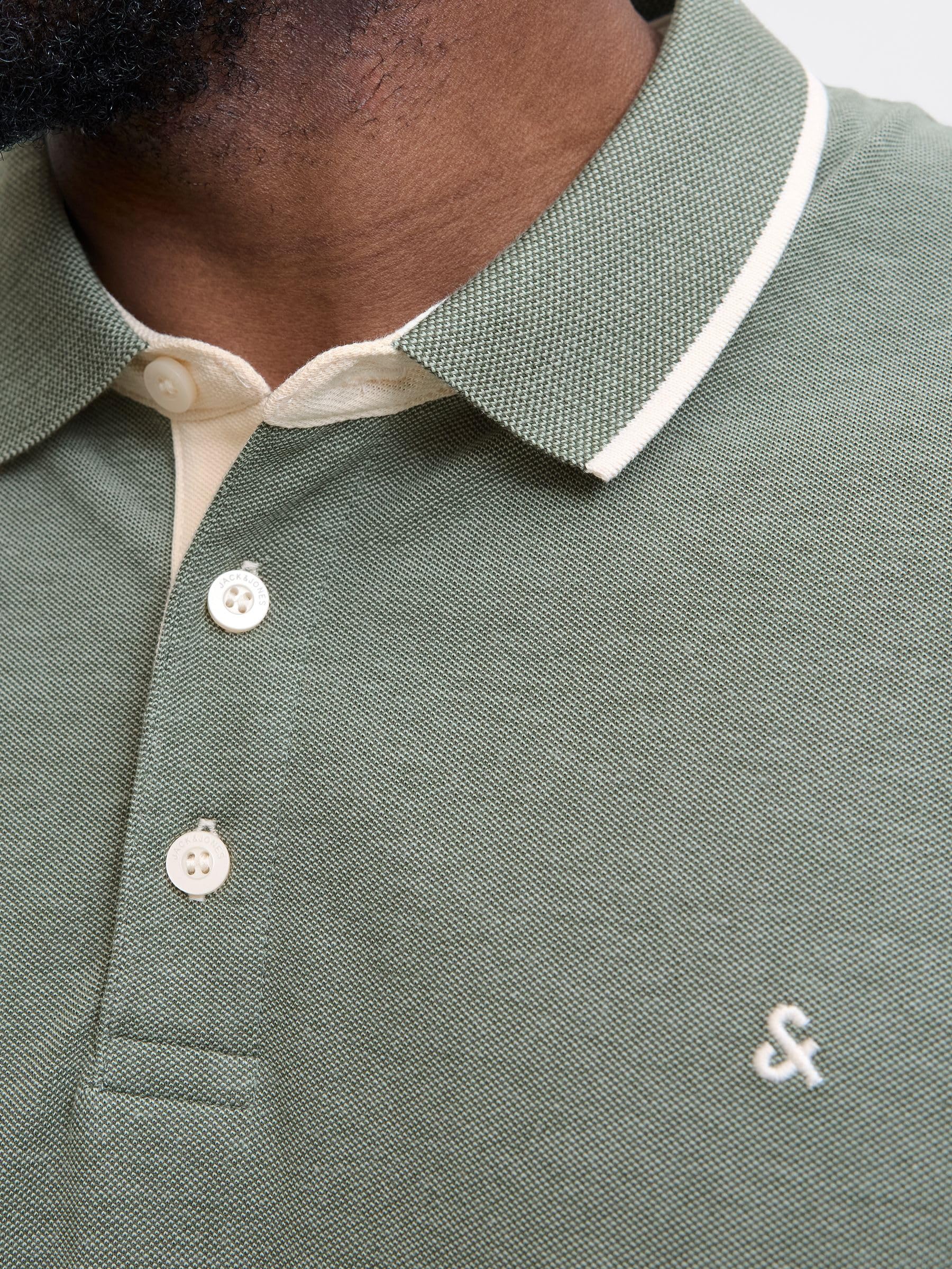 JACK & JONES Polo Plain Shirt Collar Polo