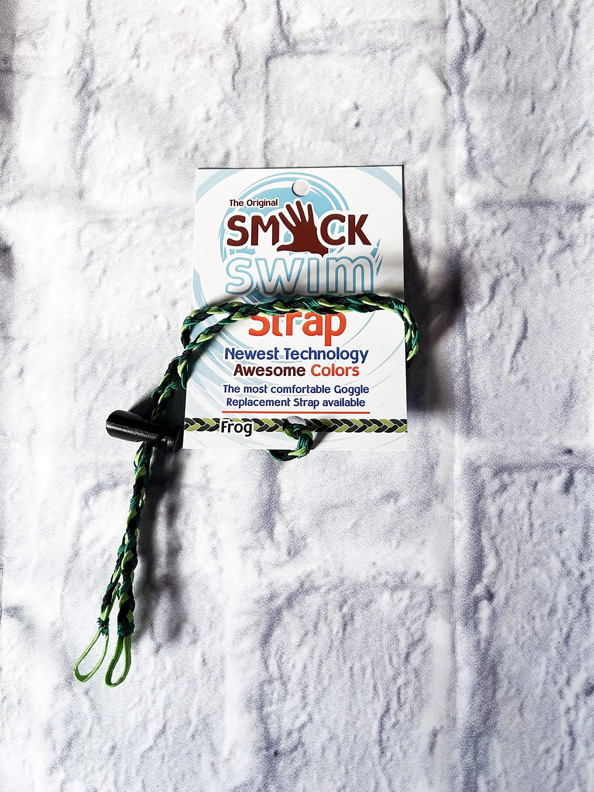 Smack Strap Braided Elastic Goggle Replacement Strap - Frog