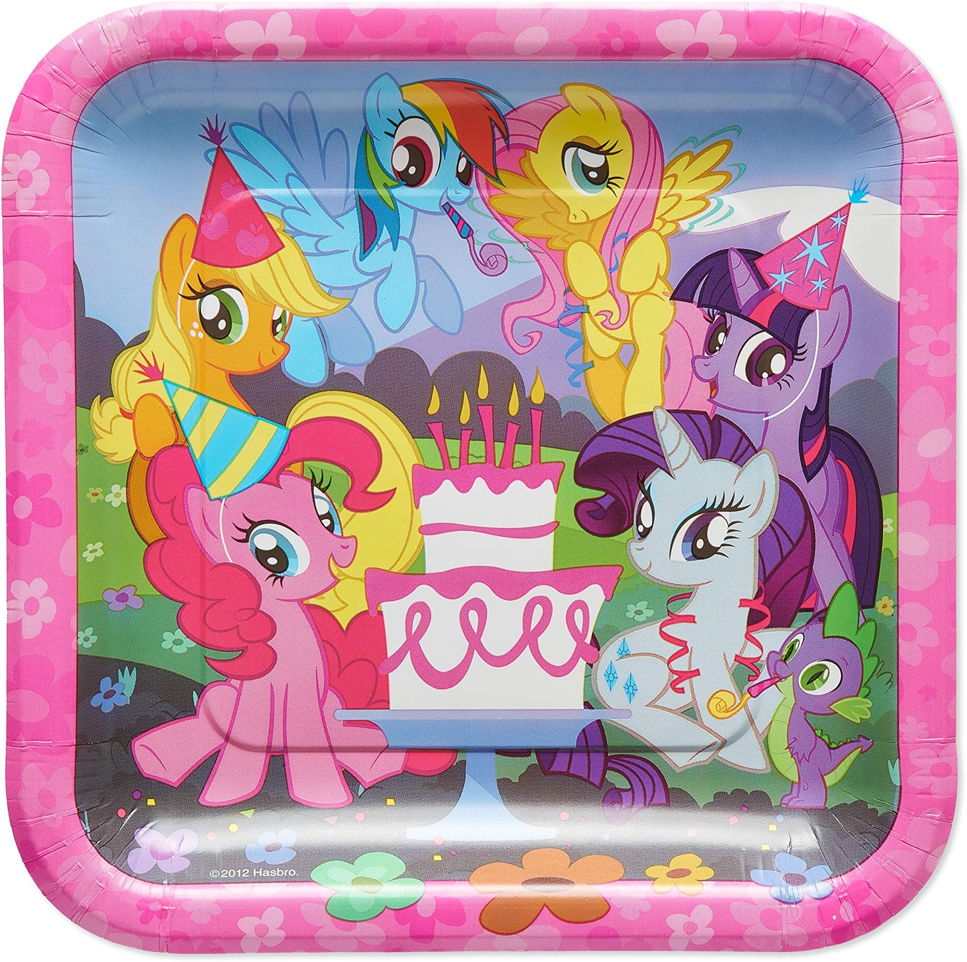 American Greetings My Little Pony Party Supplies, Paper Dinner Plates (40-Count)