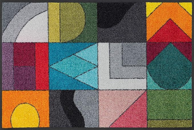 wash+dry Fußmatte, Momix 50×75 cm, innen und außen, waschbar