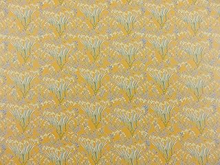 Melody Jane Dollhouse Victorian Japanese Iris Miniature Floral Print 1:12 Scale Wallpaper