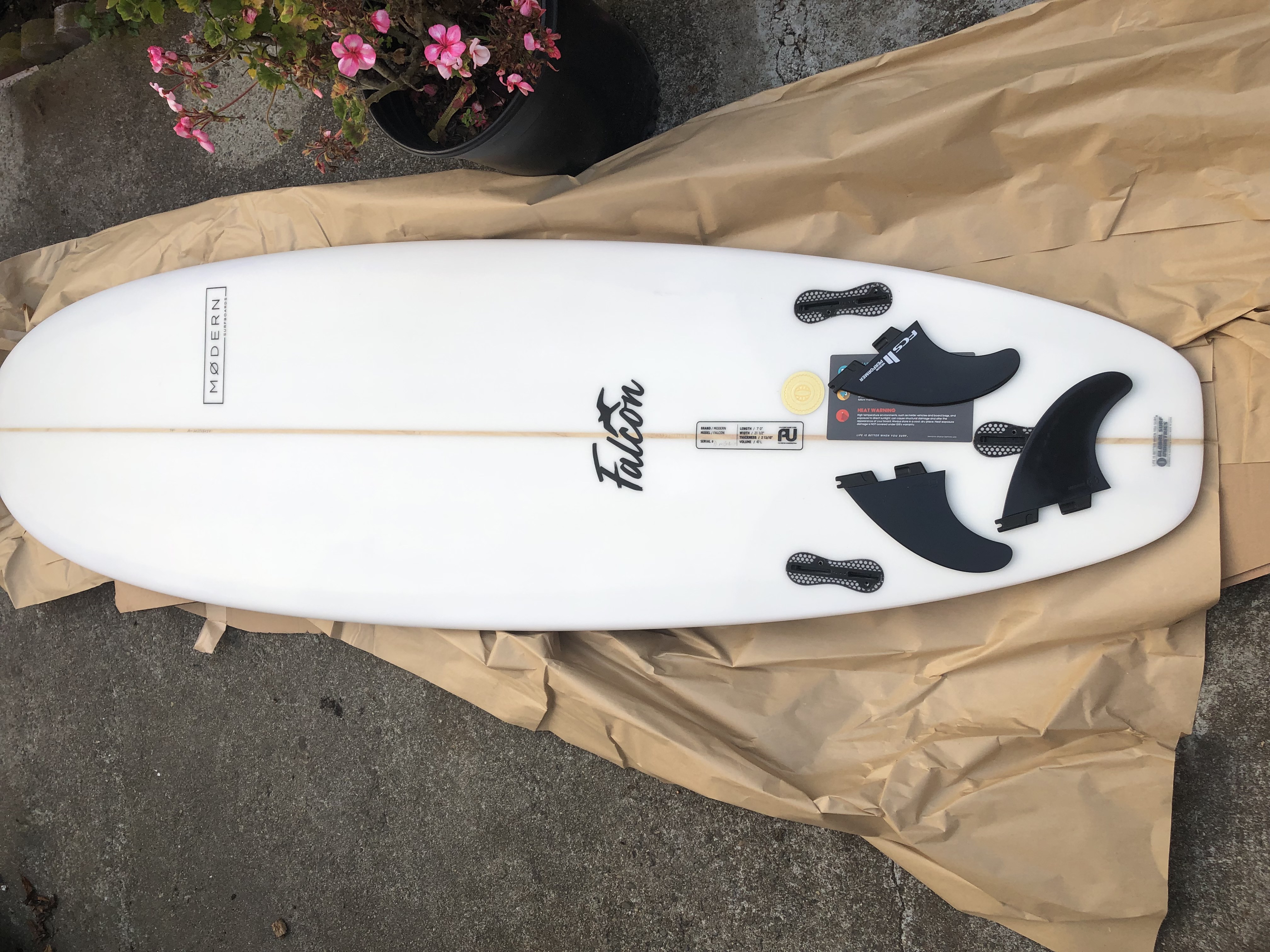 57/mo Finance Modern Surfboards Falcon PU Surfboard Buy Now, Pay Later