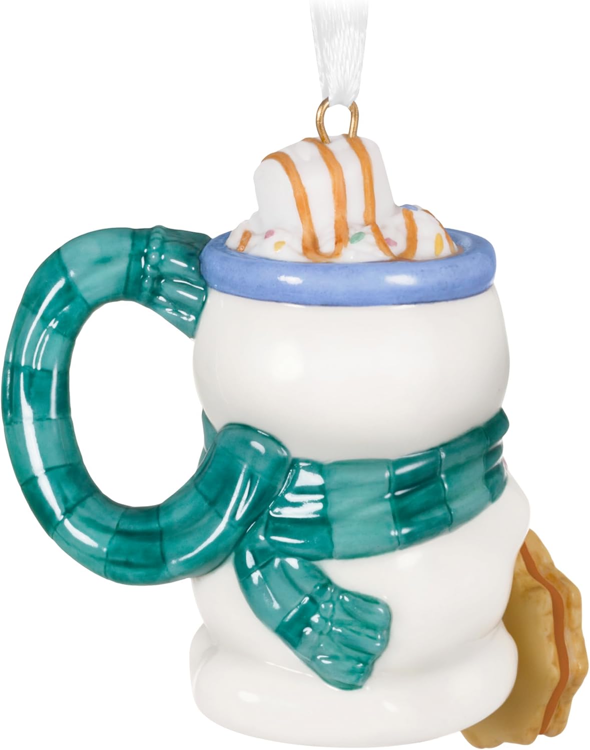 Hallmark Keepsake Christmas Ornament, Cup of Cozy, Porcelain, Gifts for Christmas Lovers