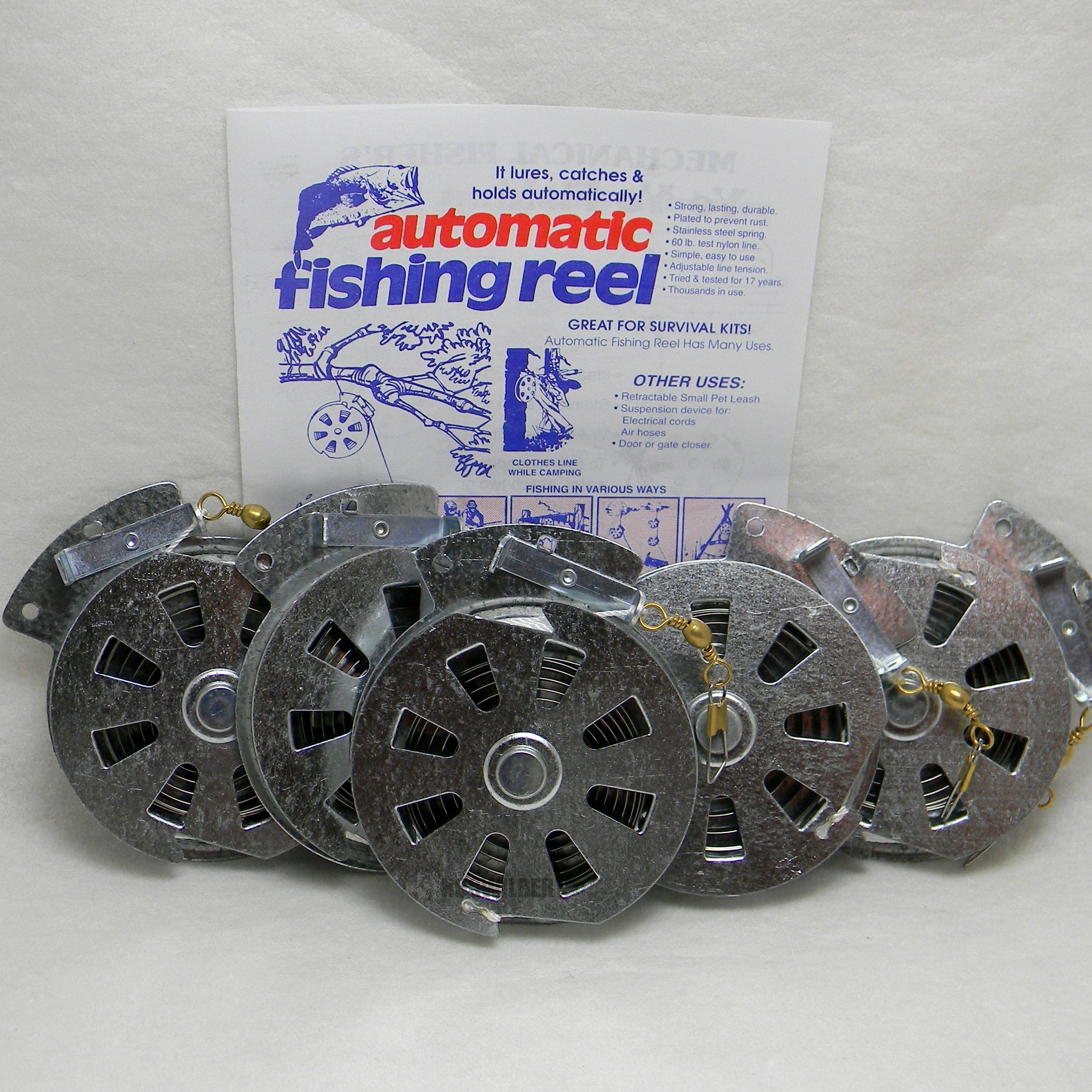 Mechanical Fisher's Yo Yo Fishing Reel Automatic (5 Reels) Flat Trigger Model