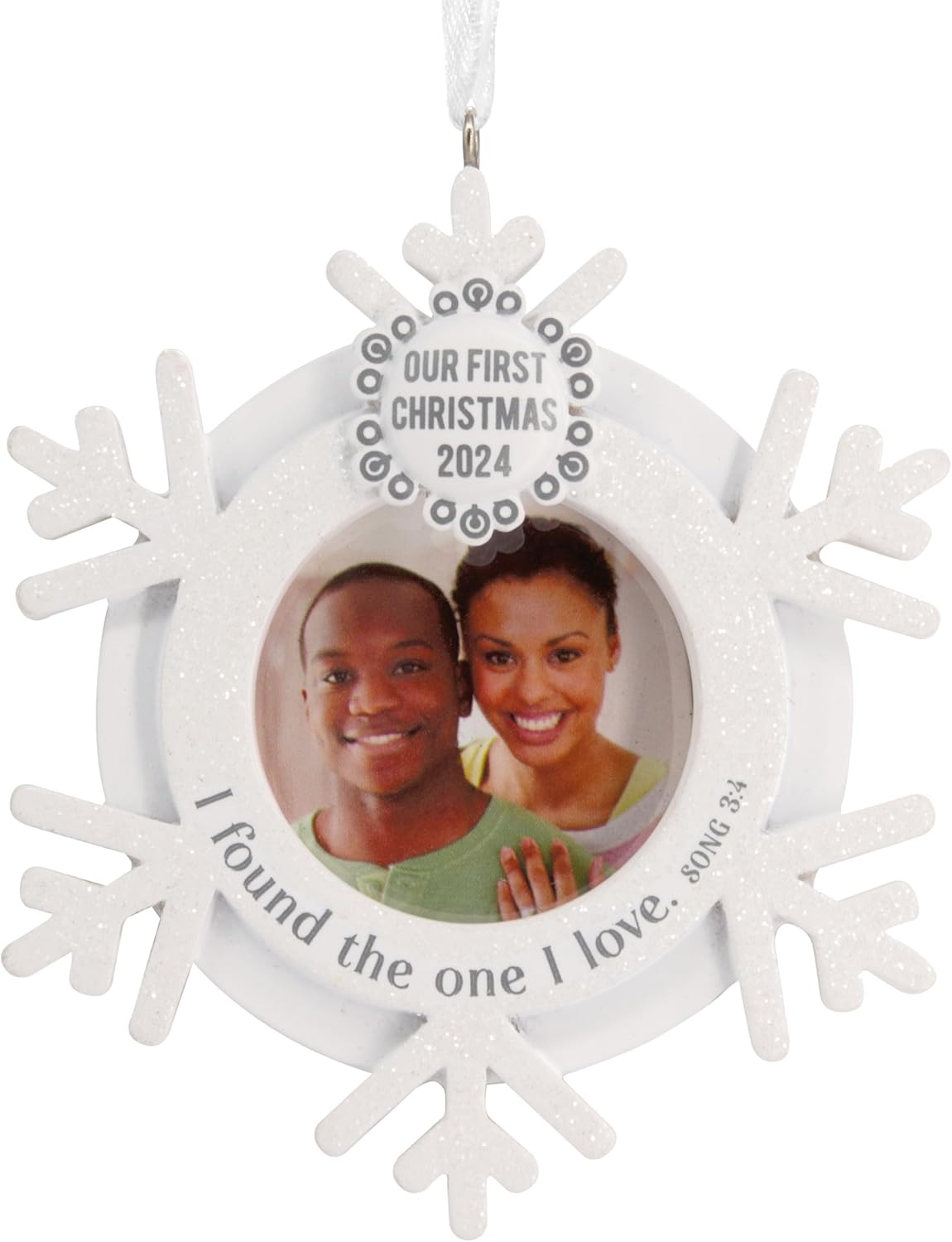Hallmark Portafoto Sportivo 2024 - Ornamento Per Albero Di Natale Con Clip Per Foto - Dimensioni 3,6 X 3,5 Cm