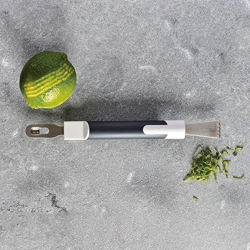 Miniatura 4 de BergHOFF Neo 1810 Cuchilla de acero inoxidable limón Zester Channel 8.25"