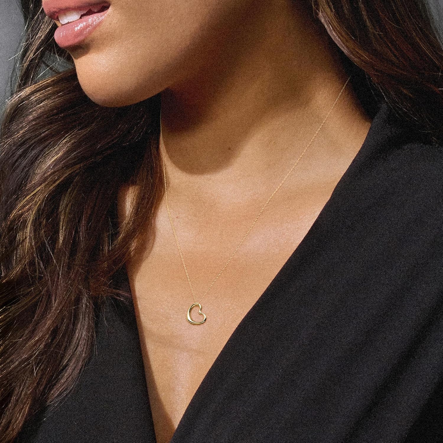 Ross-Simons Italian 14kt Yellow Gold Heart Pendant Necklace