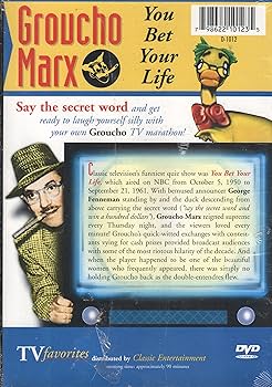 Amazon.com: You Bet Your Life: Groucho Marx [DVD] : Groucho Marx