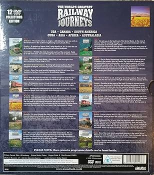 Amazon.com: The World's Greatest Railway Journeys 12 CD Box