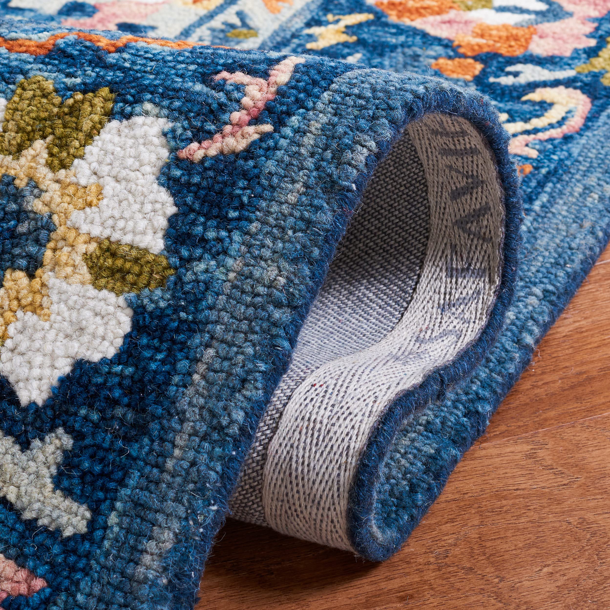 SAFAVIEH Aspen Collection Accent Rug - 3' X 5', Blue & Gold 10 thumbnail image