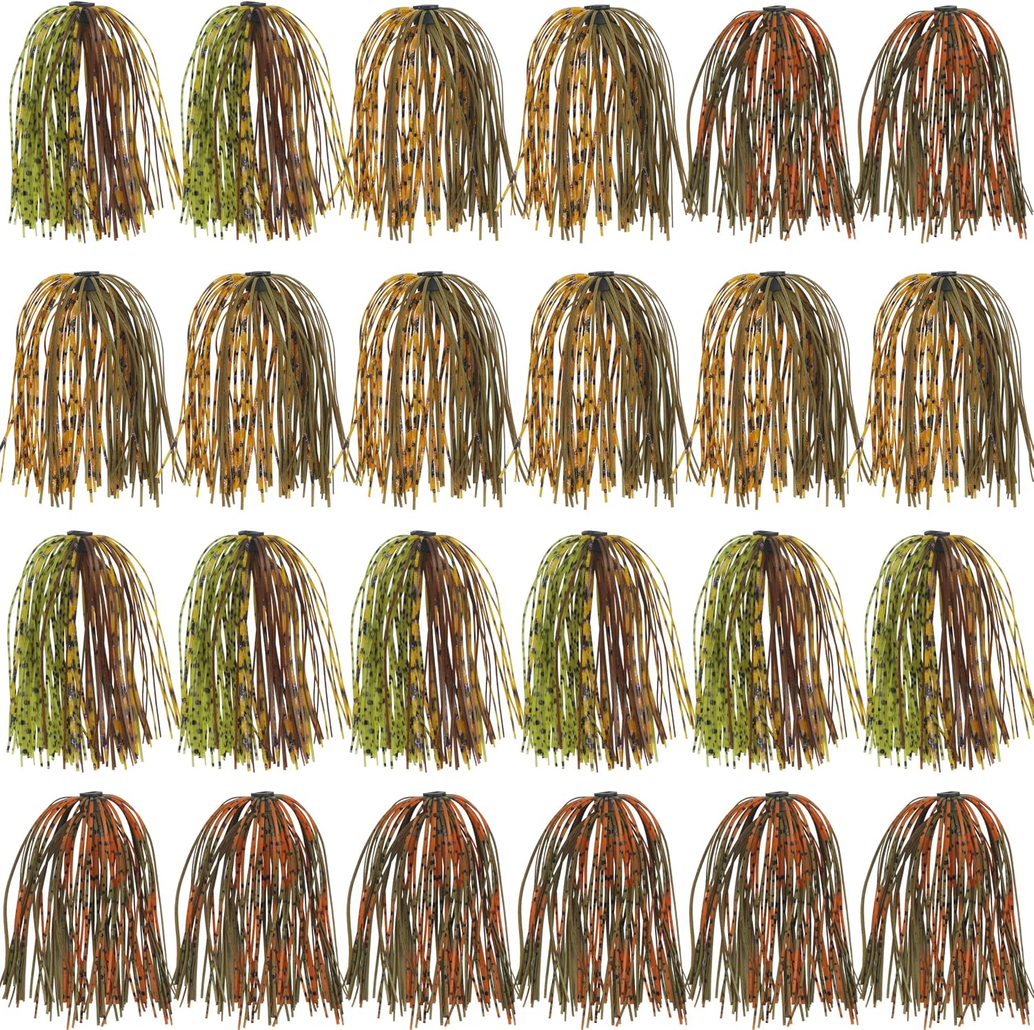 Spinner Bait Skirt Jig Skirts Replacement DIY Fishing Lure Making Supplies Soft Skirt for Spinnerbaits Bass Fishing Jigs Buzzbait Squid Jigs Fishing Lure Skirts