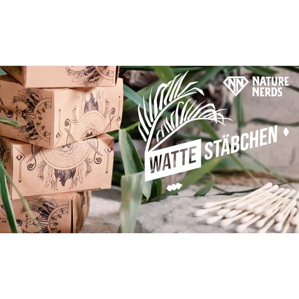 Nature Nerds - WattestÃ¤bchen (800 StÃ¼ck) aus Bambus & Baumwolle, plastikfrei, Q-Tips – Bild 8