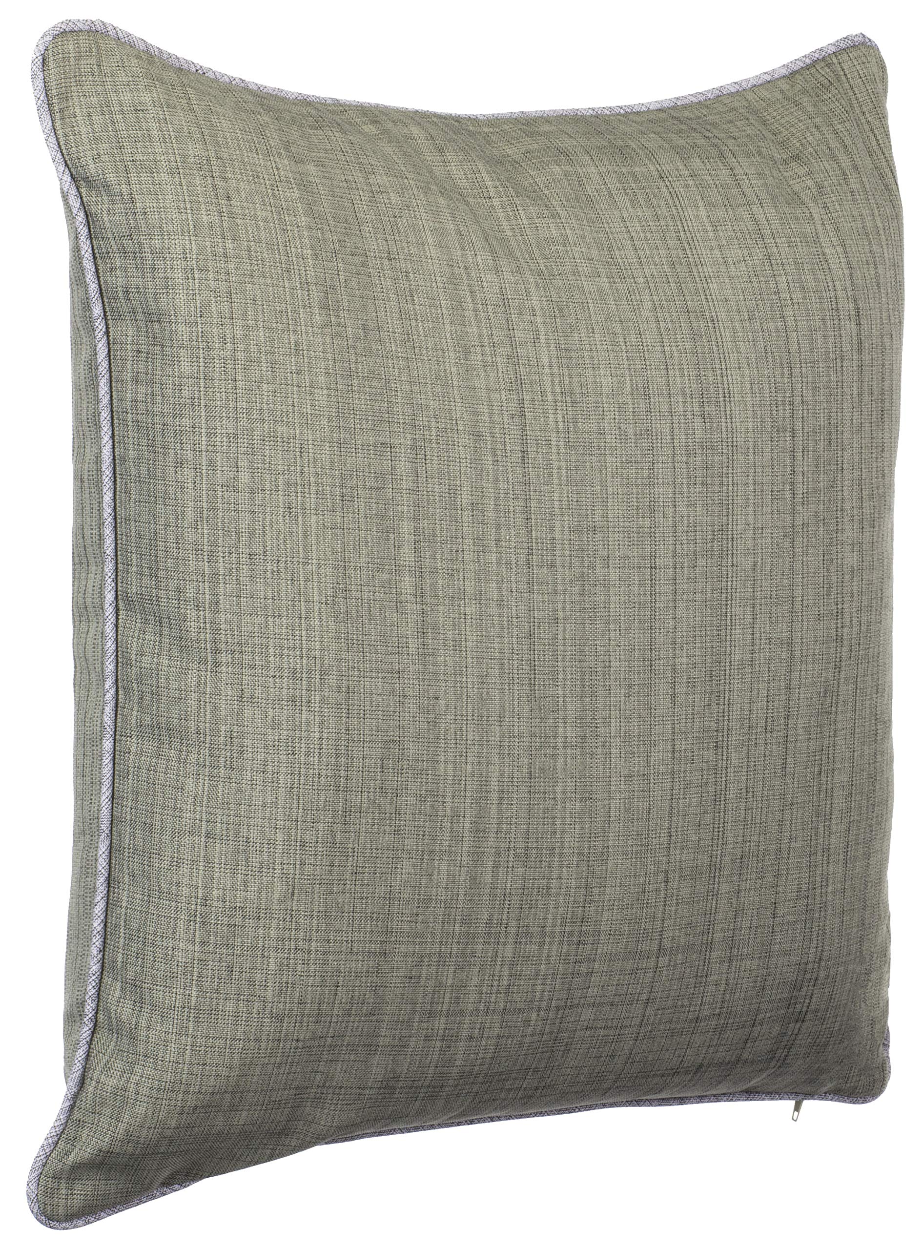 Juego de 6 Fundas de Cojín exterior Brandsseller 45x45 cm – Decorativas, impermeables, en tejido de Lino y Cremallera – Resistentes a la intemperie para Jardín, Terraza, Balcón y Sofá – Taupe