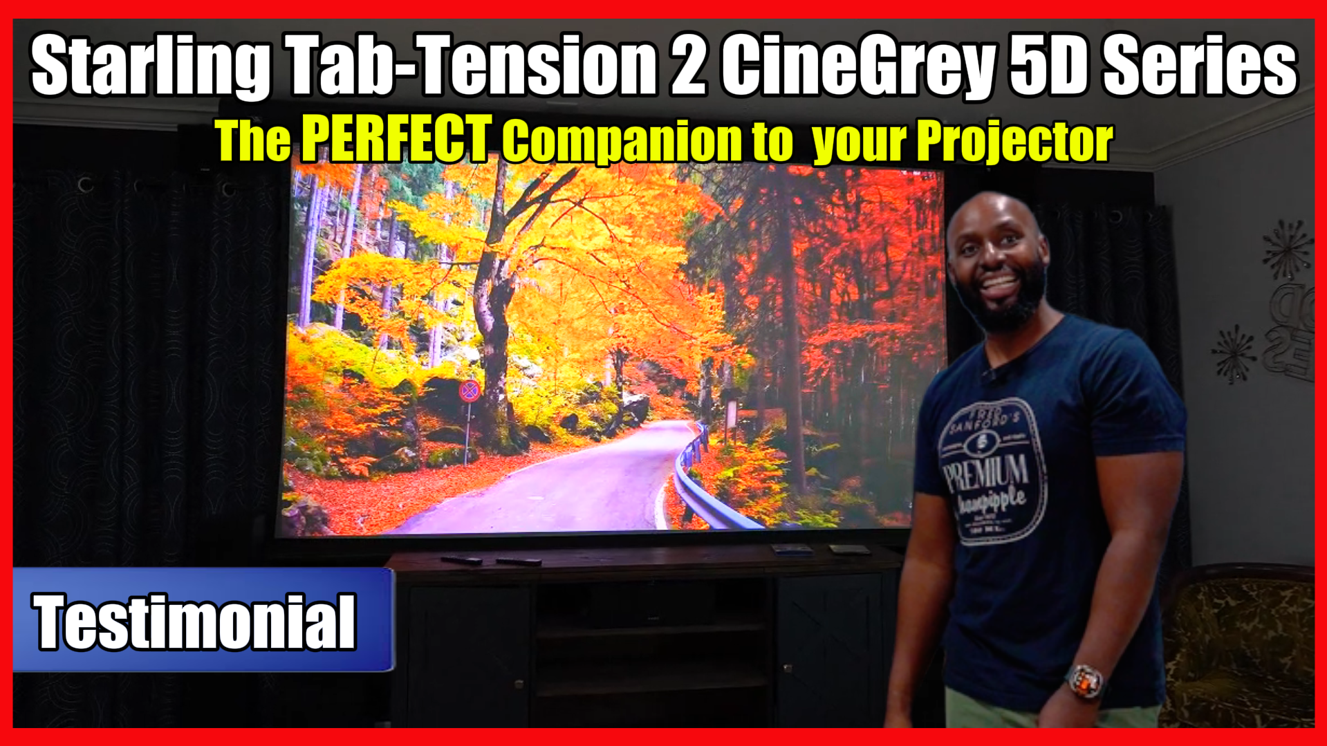 Amazon.com: Elite Screens Starling Tab-Tension 2 CineGrey 5D, 135