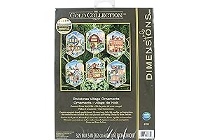 Dimensions Gold Collection Christmas Village Counted Cross Stitch Advent Calendar