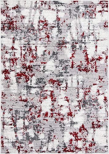 Miniatura 3 de SAFAVIEH Skyler Collection SKY193Q - Alfombra moderna abstracta que no desprende pelusa, para sala de estar, comedor y dormitorio, 9 x 12 pies,