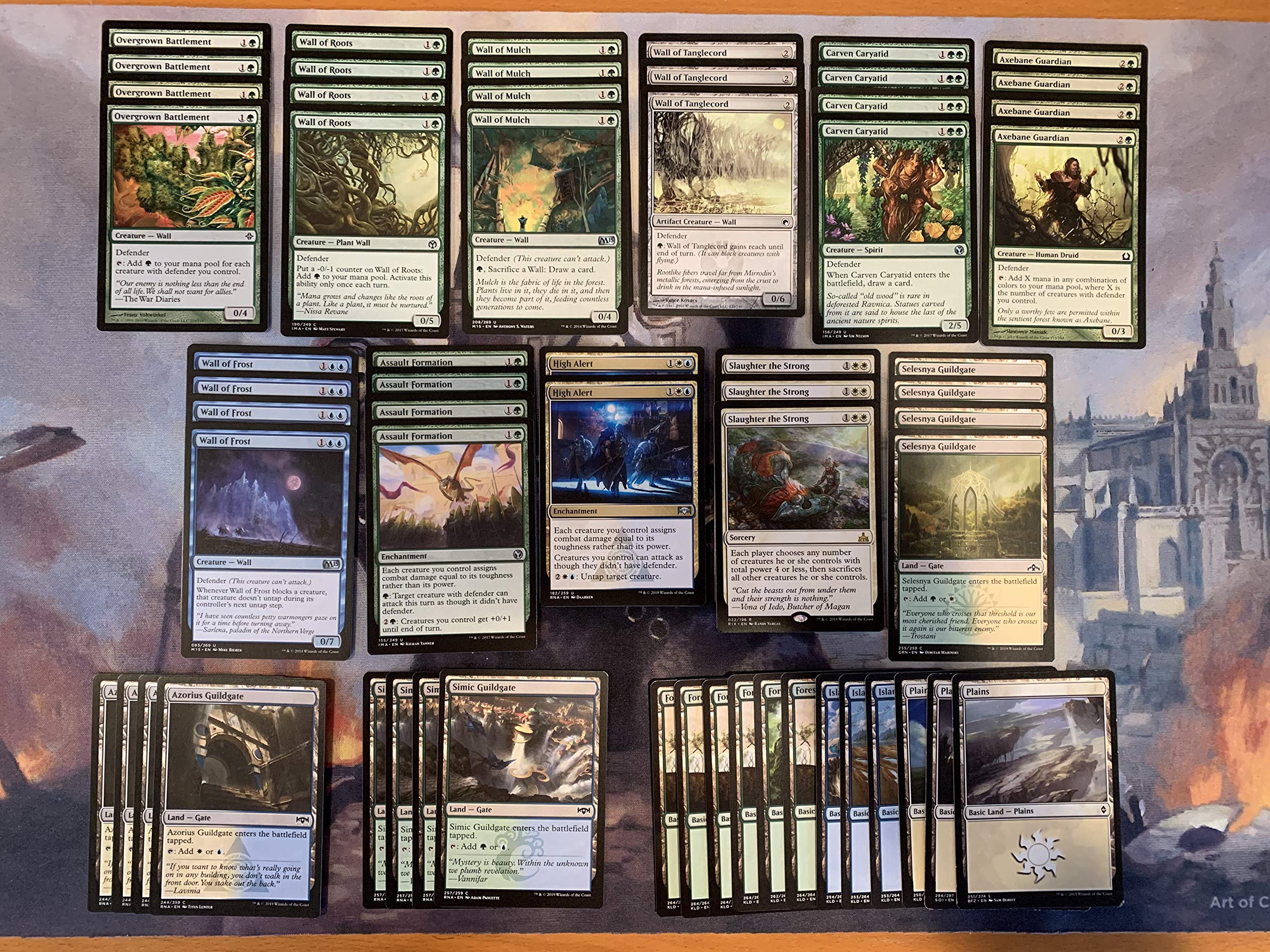 Elite Wall Assault Deck - Green Blue White - Modern Legal - Custom Built - Magic The Gathering - MTG - 60 Card